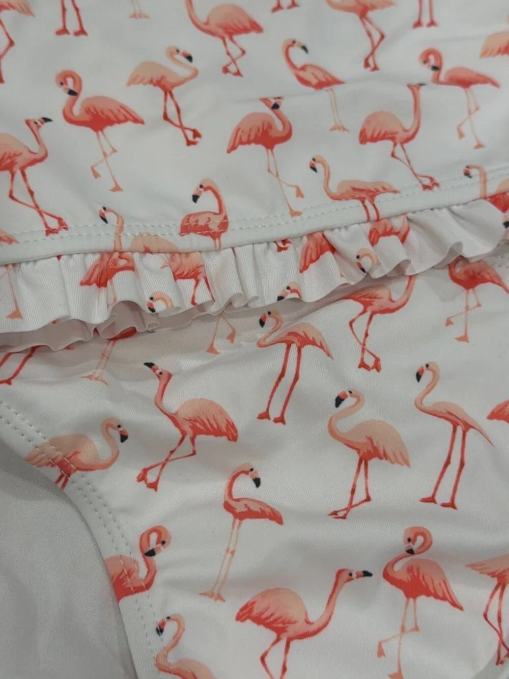 Janie and Jack Flamingo Print Two-Piece Swim Set Girls 10 NWT
